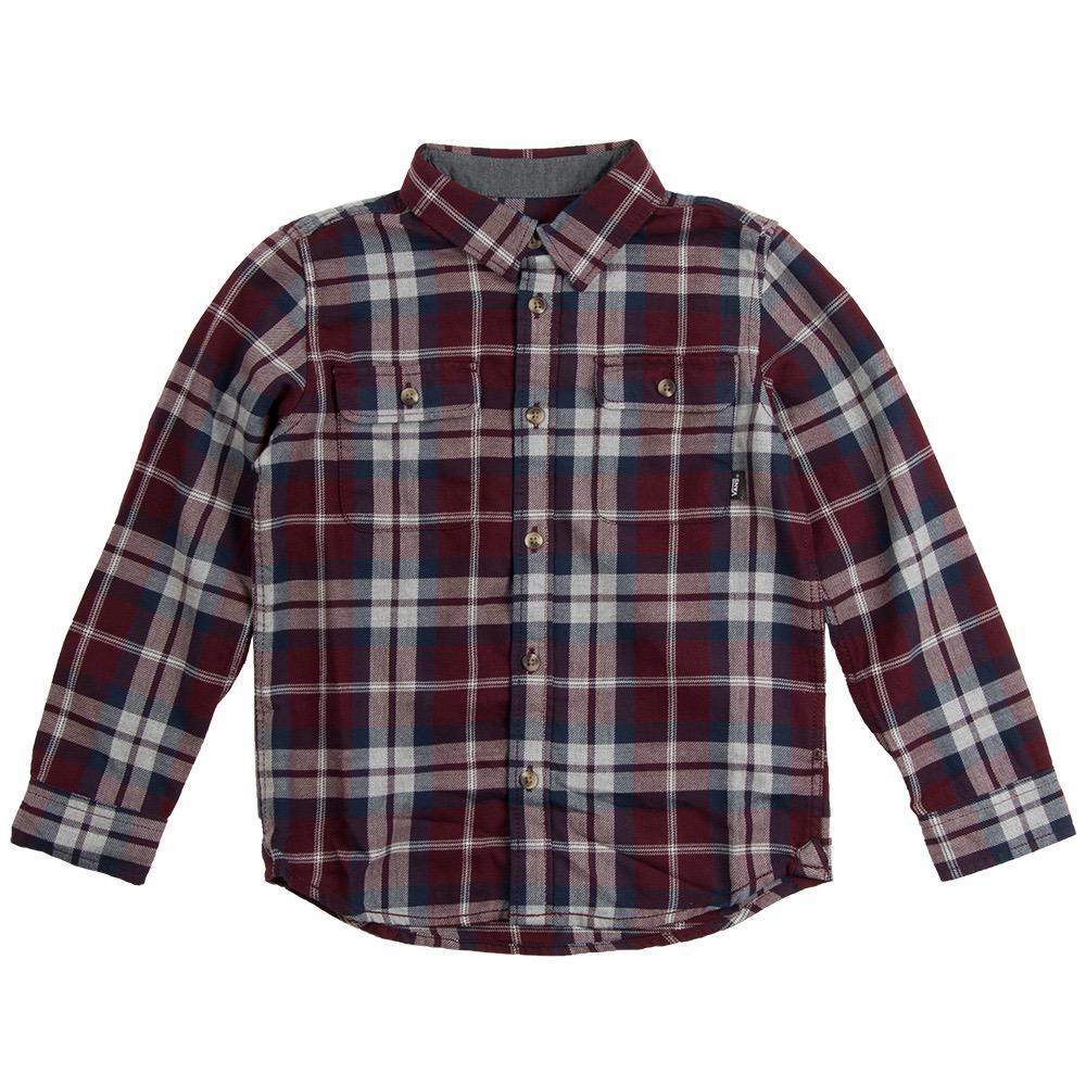 Vans Box Flannel Shirt Sycamore Black