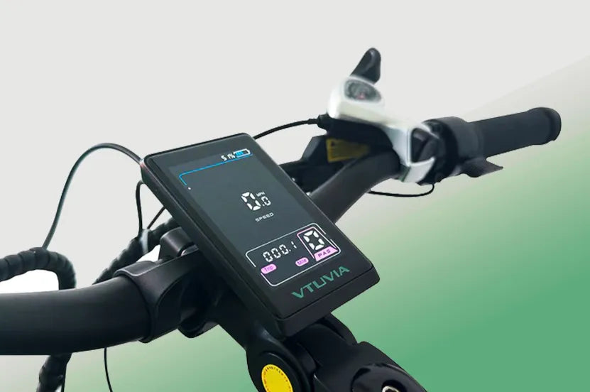 Bicicleta eléctrica con pantalla a color