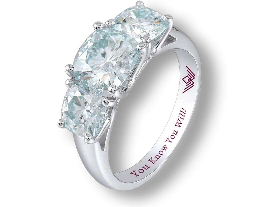 Engraving on Engagement Ring Leyloon