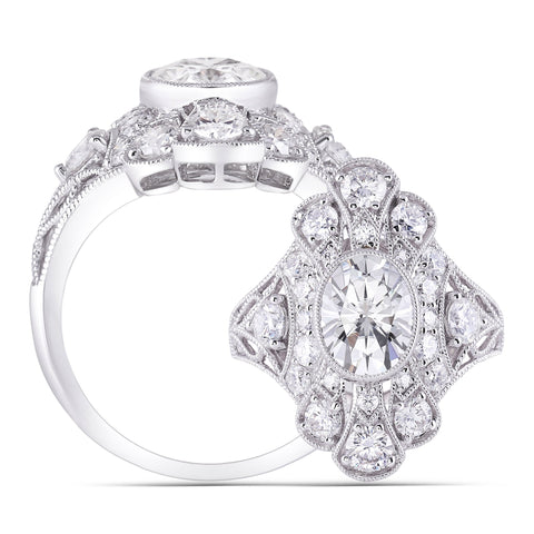 Top 3 Under $10000 Vintage Moissanite Engagement Rings