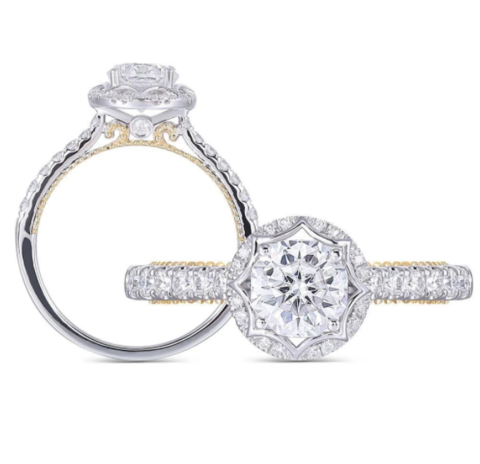 Top 3 Under $6000 Vintage Moissanite Engagement Rings