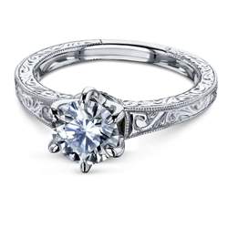 Top 3 Under $6000 Vintage Moissanite Engagement Rings