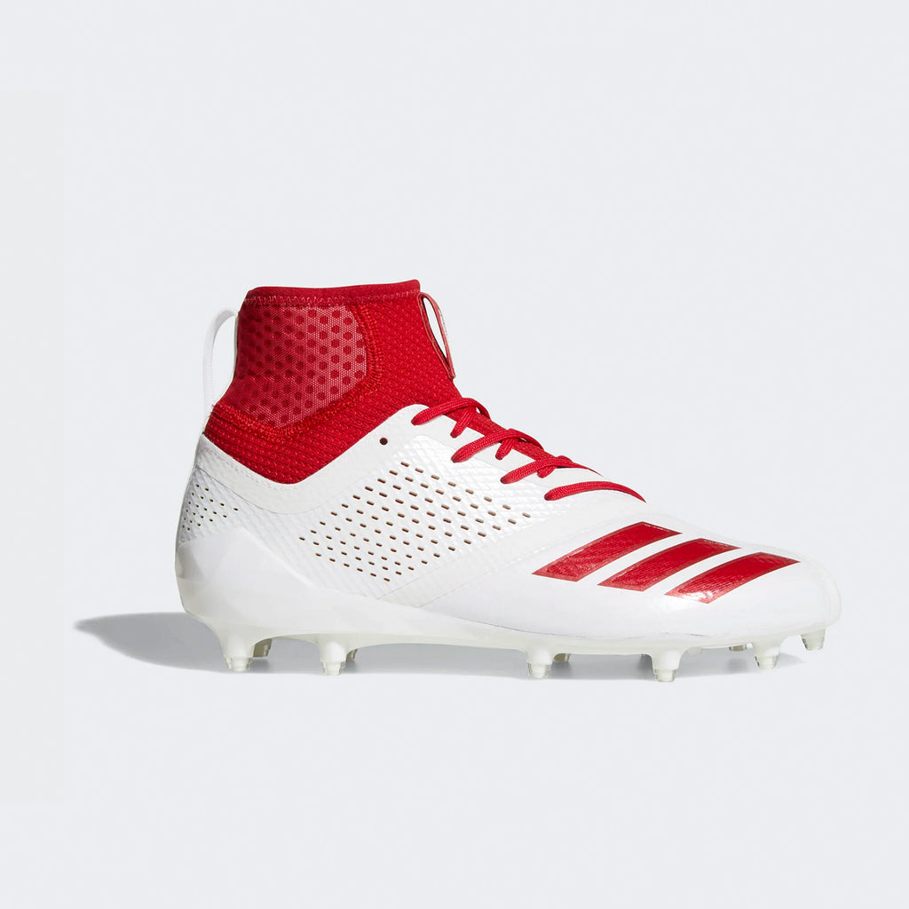 adidas cleats red and white