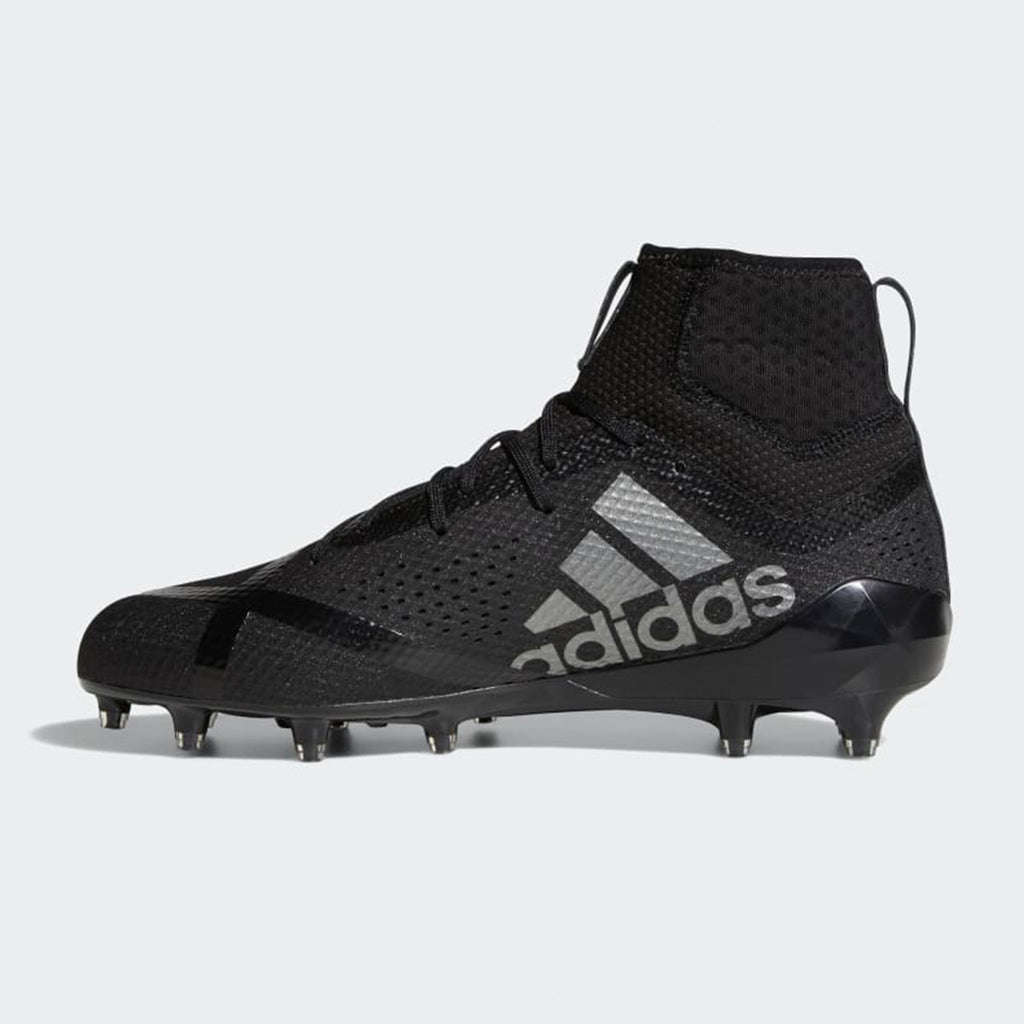 all black football cleats