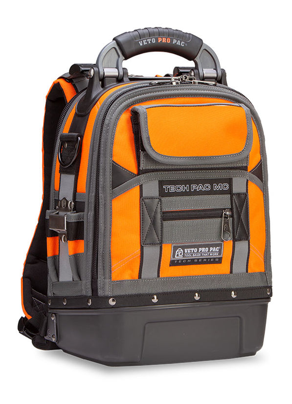Veto Pro Pac Tech Pac MC Hi-Viz Orange Tool Bag — Coastal Tool