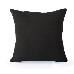 Genesis Pillow in Painterly Black and White 24" Square