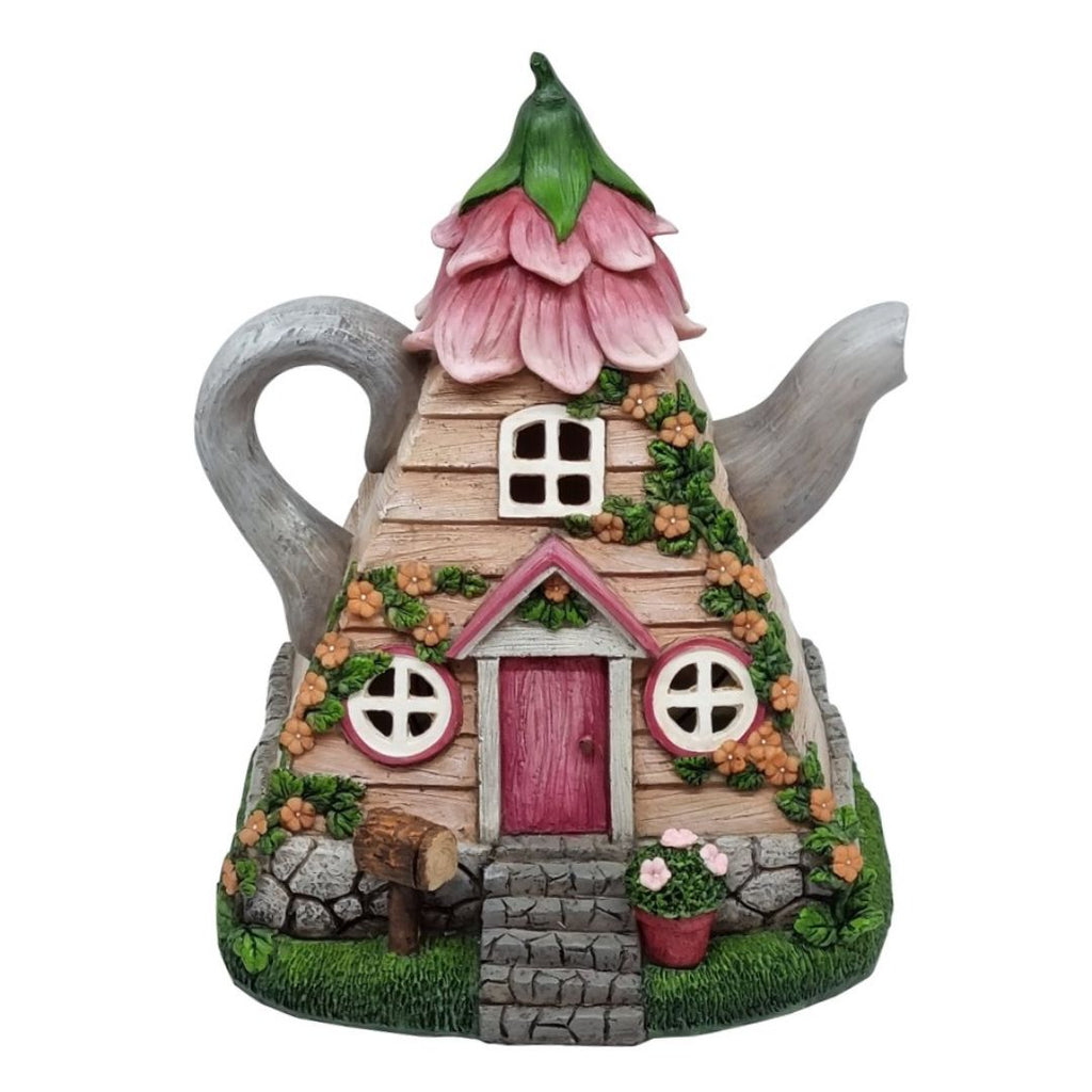 Pickwick & Sprout - Fairy Land - Solar Teapot Fairy House