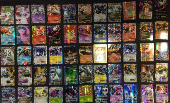 Pokemon Card Lot 100 Official Tcg Cards Ultra Rare Included Gx Ex Mega Holos