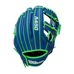 WILSON 2026 A450® 10.75" YOUTH BASEBALL GLOVE - Red Stitch Sports