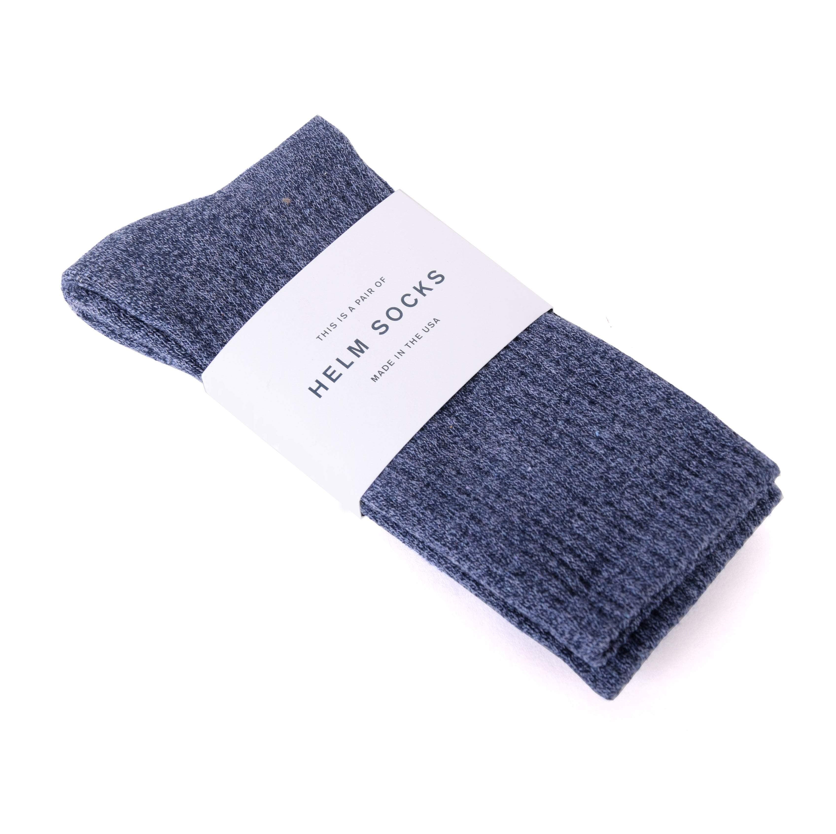 HELM Marled Socks - Indigo