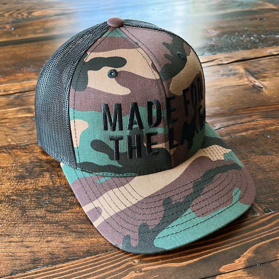 MultiCam Side Logo Mesh Trucker Hat – Made For The Lake Co.