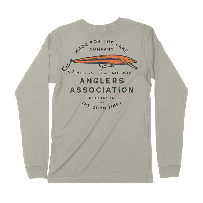 Fort Cobb Lake Oklahoma Fishing Camping Summer Men's T-shirt Back Print