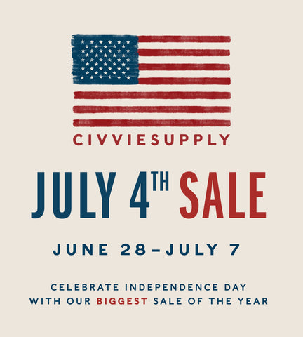 CivvieSupply 4th of July Patriotic and Military Apparel Sale