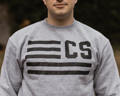 CivvieSupply Flags Forward champion crewneck patriotic military sweatshirt