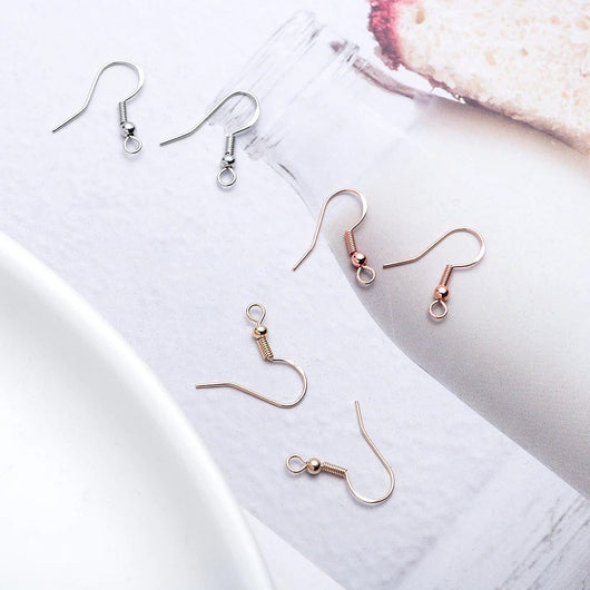 100pcs 20*17mm Gold Antique bronze Earring Hooks Earrings Clasps Findi –