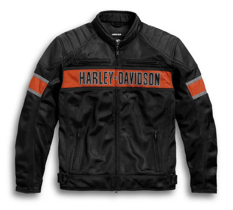Harley-Davidson® FXRG leather motorcycle jacket 98519-05VM 2XL