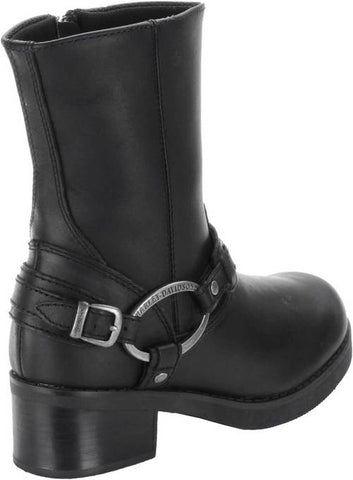 black 2 inch heel boots