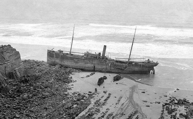 SS Belem at Bude