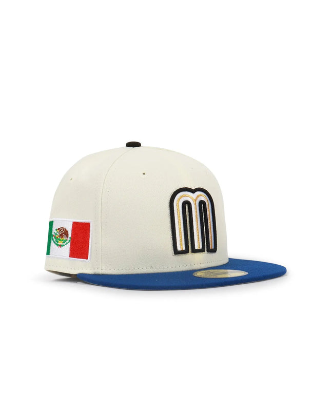 OFF-WHITE New Era LA Dodgers Fitted Hat Cream/Blue - MX