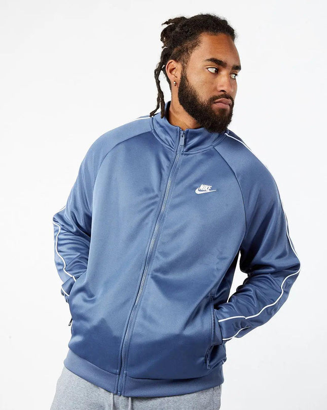 FLEECE LOUNGE TRACK JACKET | ONYX