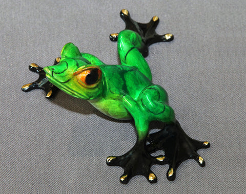 Green Frog Bronze Sculpture -Limited edition