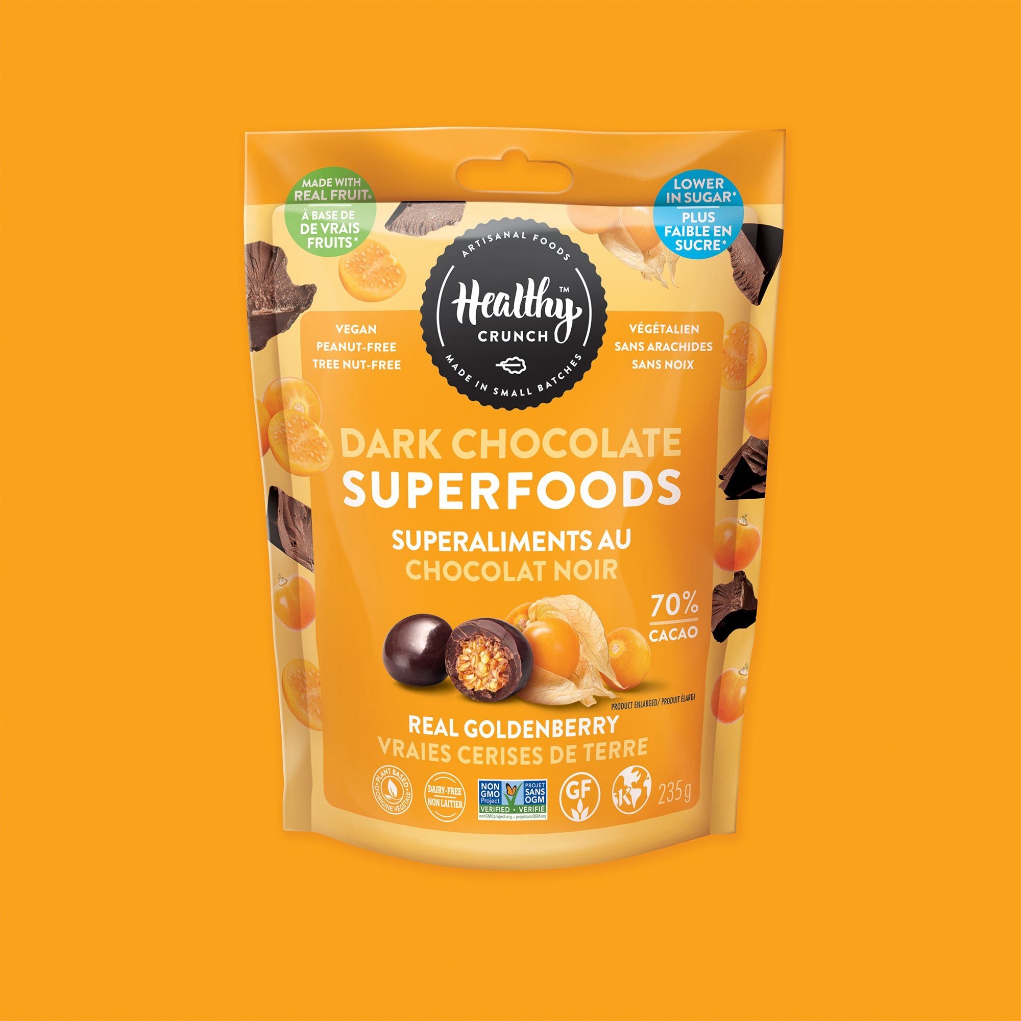 Goldenberry Dark Chocolate Superfoods - Healthy Crunch product image