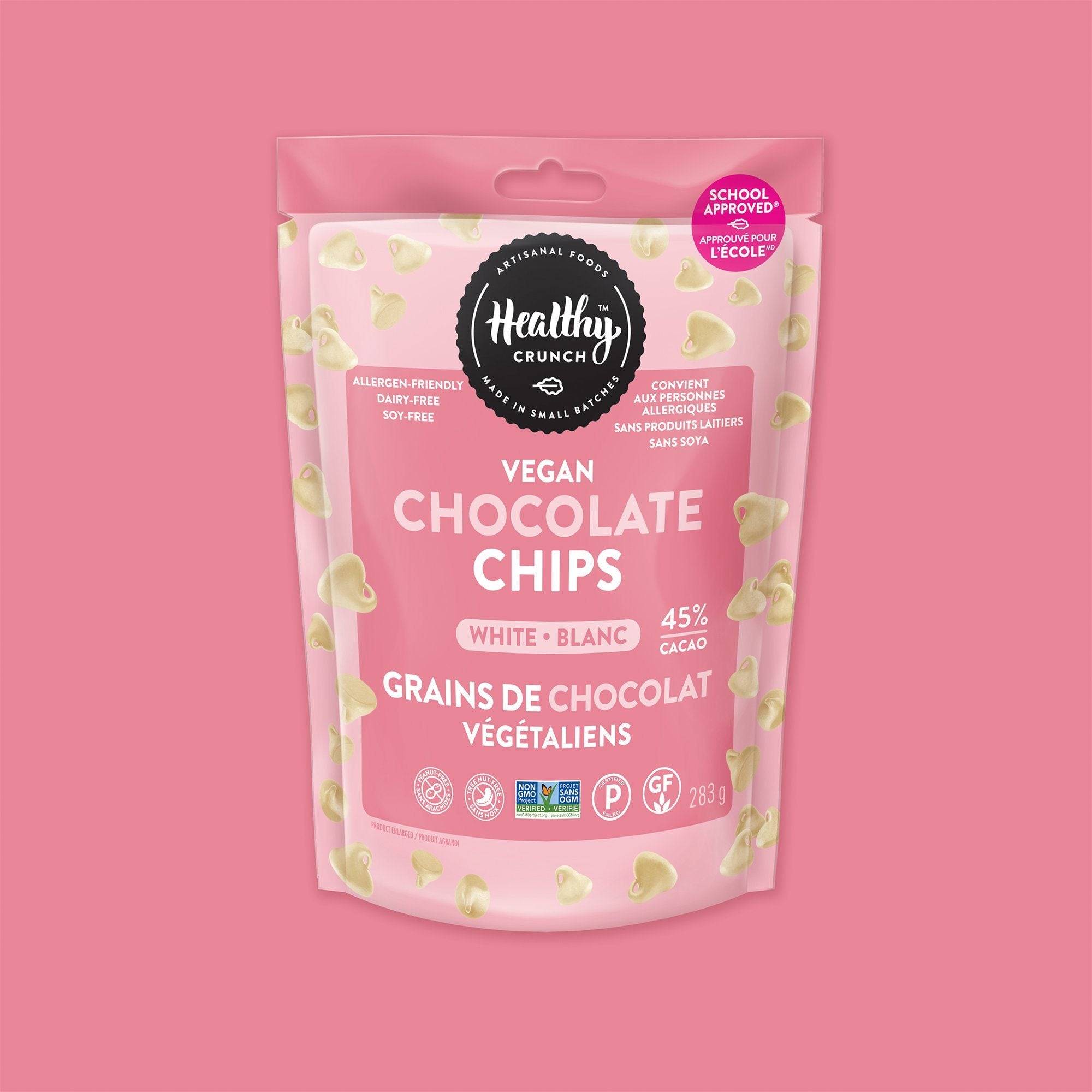 Vegan White Chocolate Chips - Healthy Crunch product image