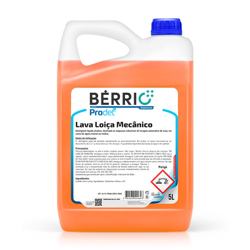 Detergente Lavagem Mecânica de Loiça Bérrio - 5 Litros