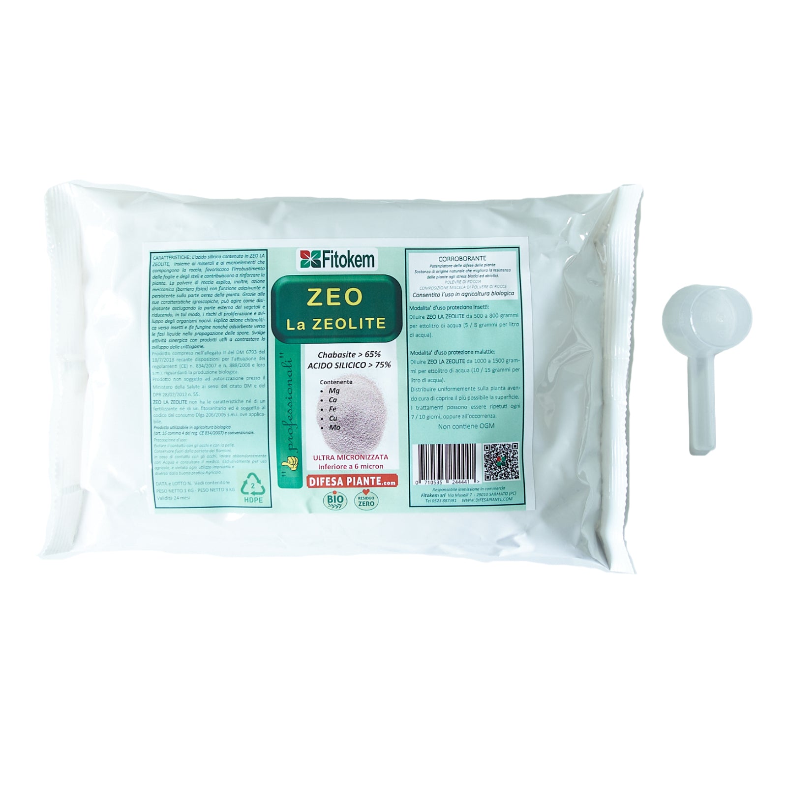 Zeolite per Agricoltura Polvere di Zeolite Chabasite ideale contrasto  malattie fungine afidi parassiti potenzia Rocciatore (2 Kg Polvere) :  : Giardino e giardinaggio