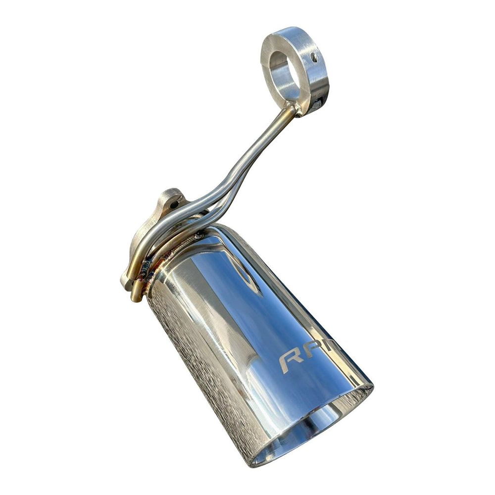 RPM Powersports Polaris RZR Pro XP / Turbo R Slip-On Muffler Delete (Racing Pipe) Exhausts