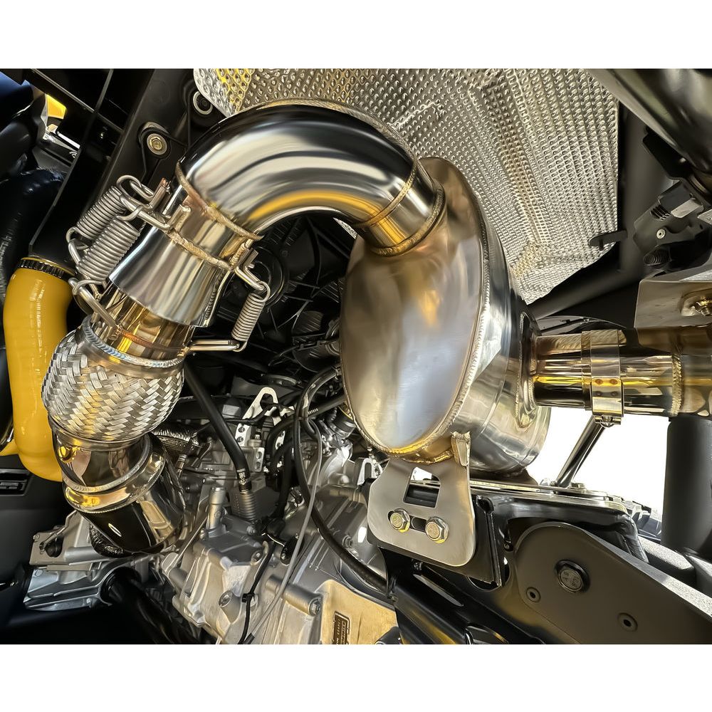 RPM Powersports Q-Series Can Am Maverick R 3" Chamber Muffler/Exhaust System Exhausts