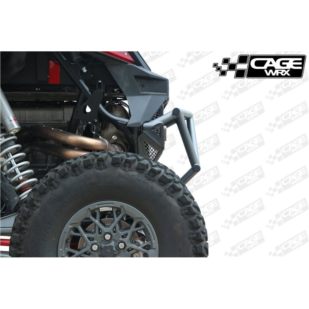 CageWRX Polaris RZR Pro R Bolt Assembled on Rear Bumper Bumpers