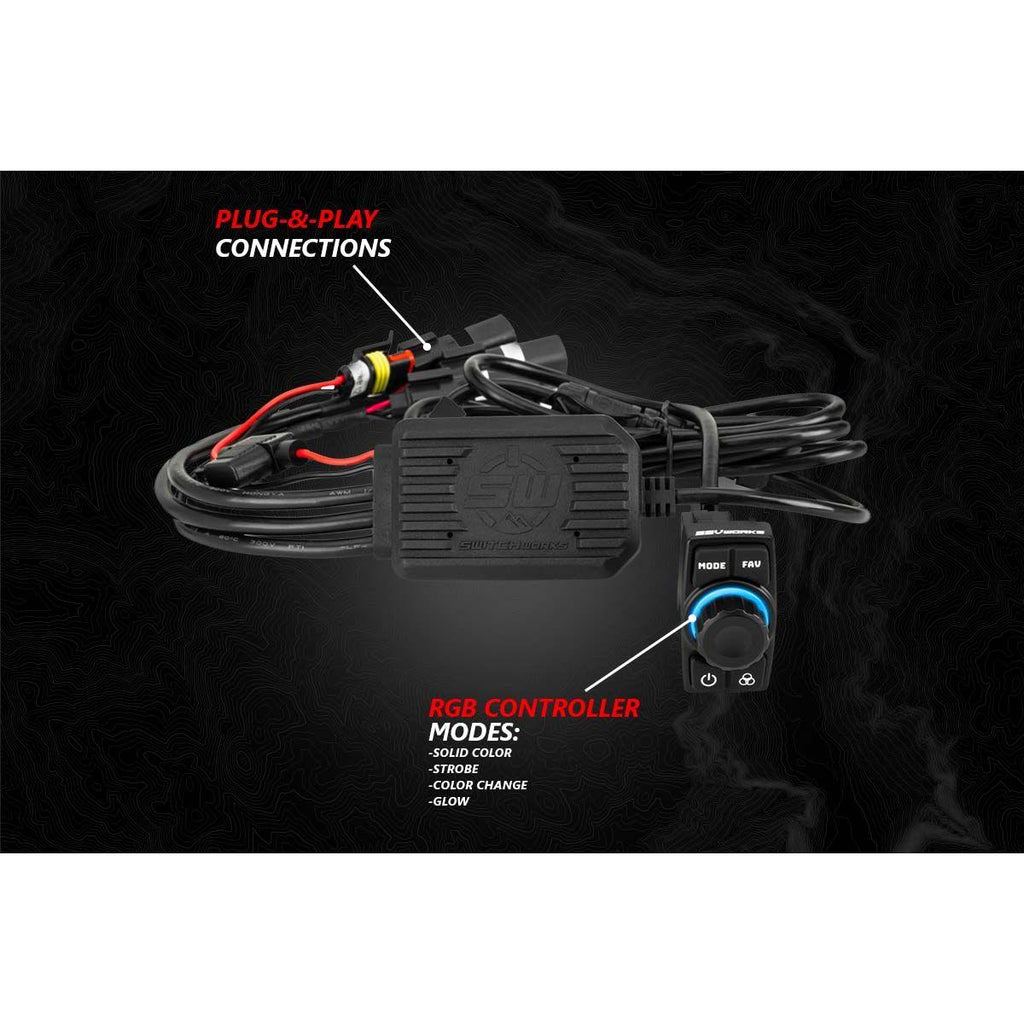 SSV Works Polaris Ranger XP 1000 V-Spec 3-Speaker Audio System with JVC Audio