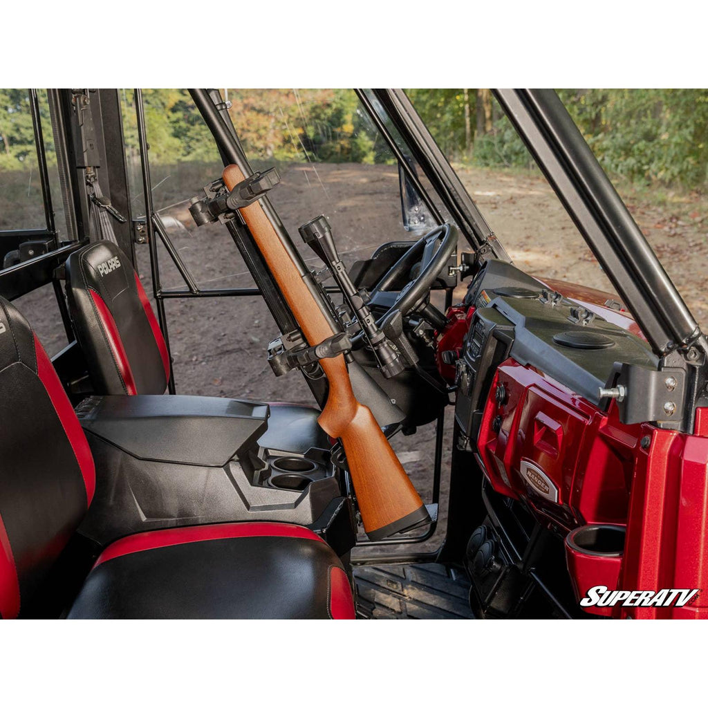 SuperATV Polaris Ranger XP 570 Floor Mounted Gun Rack Skid Plates