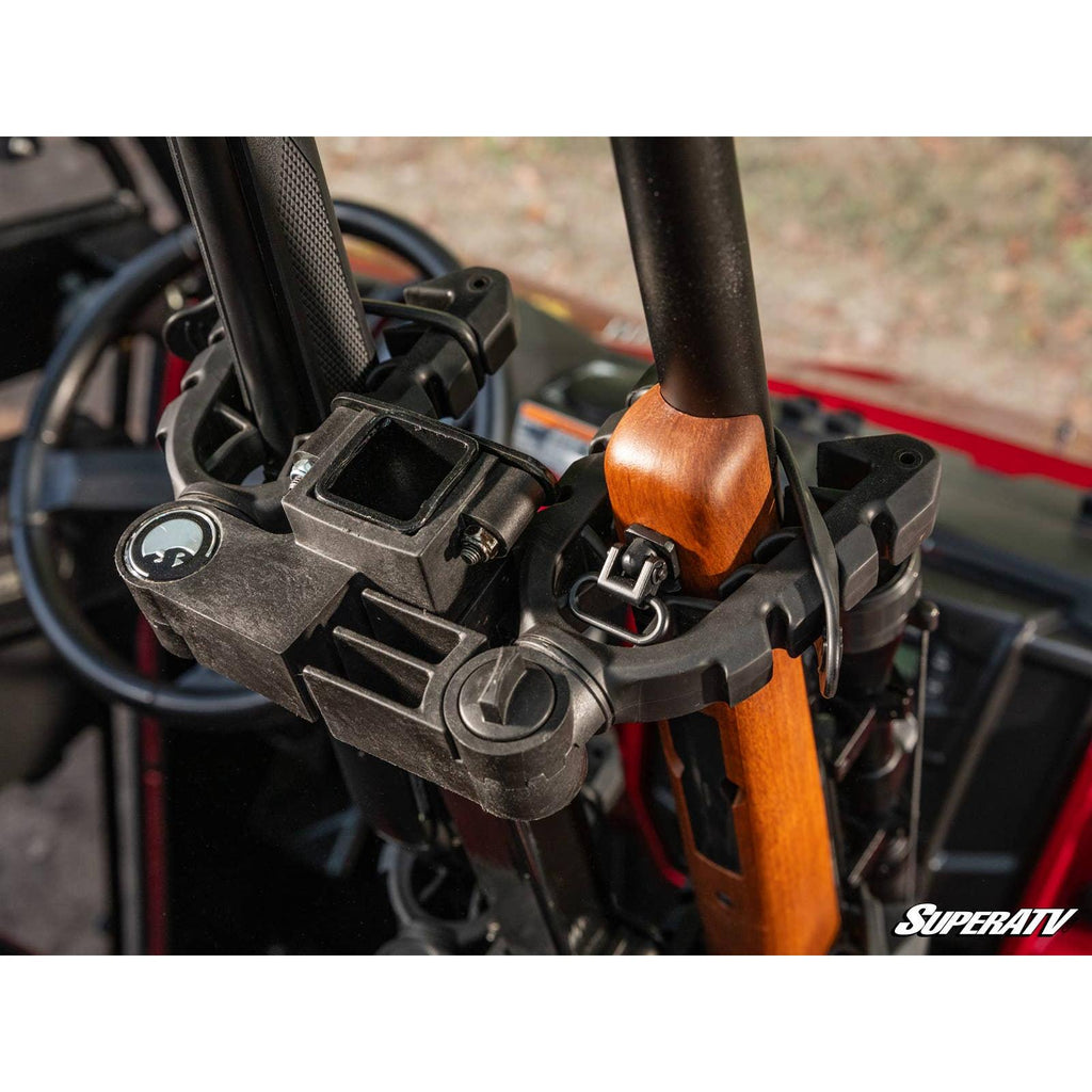 SuperATV Polaris Ranger XP 570 Floor Mounted Gun Rack Skid Plates