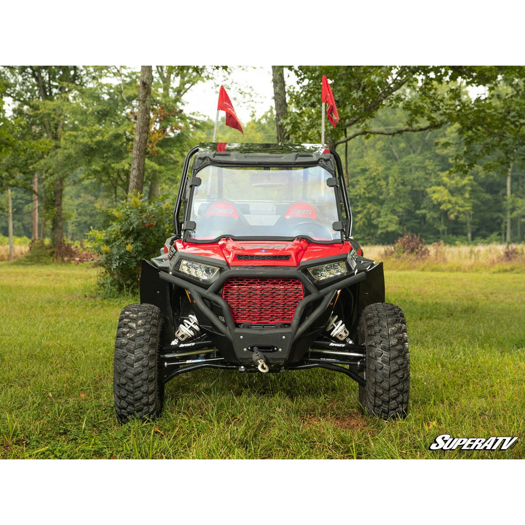 SuperATV Polaris RZR XP Turbo Full Windshield Scratch Resistant Windshields