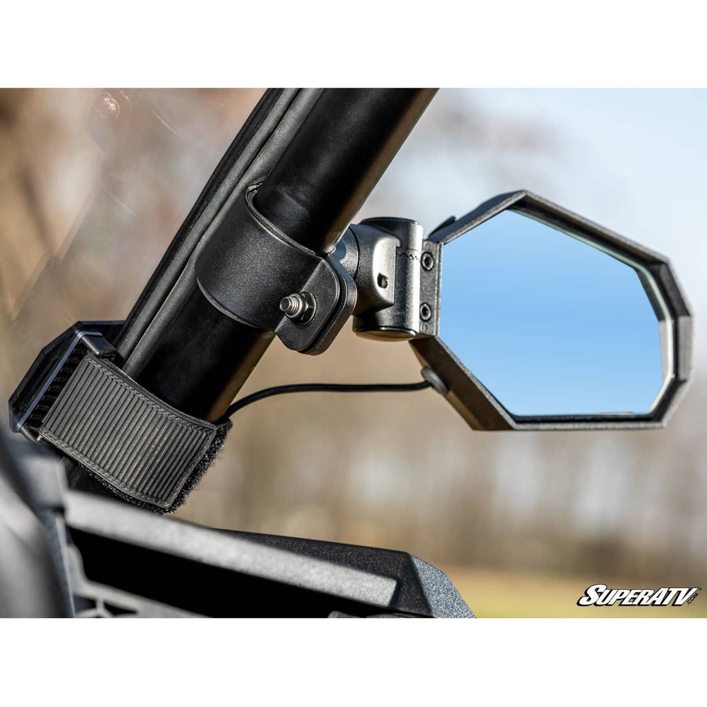 SuperATV Polaris Illuminated Side Mirrors Mirrors