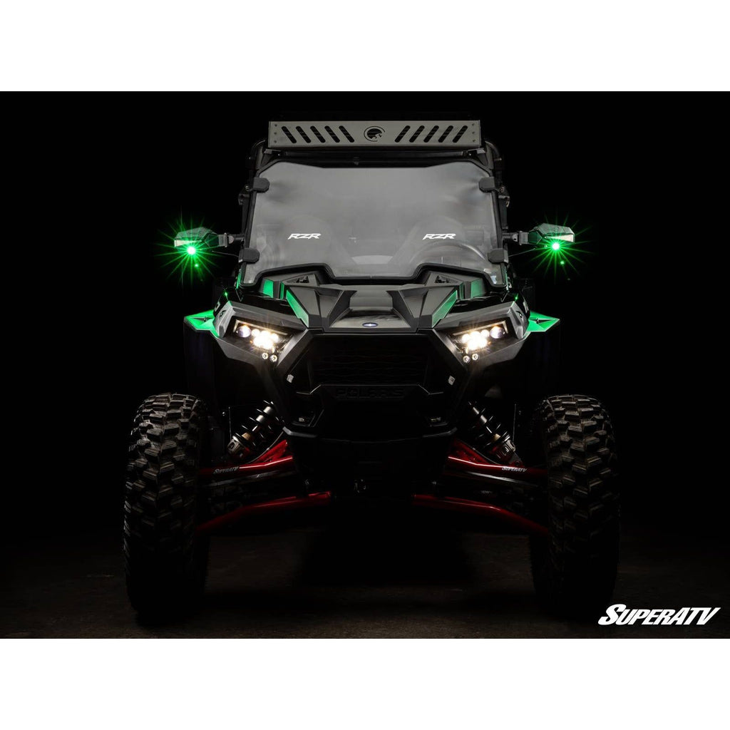 SuperATV Polaris Illuminated Side Mirrors Mirrors