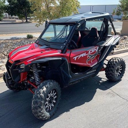 Dirt Warrior Accessories Honda Talon Front Windshield Windshields