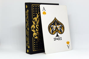 The Game of Spades "Expert" Deck, playing cards, spades cards, gold foiling, premium playing cards, no more writing on jokers