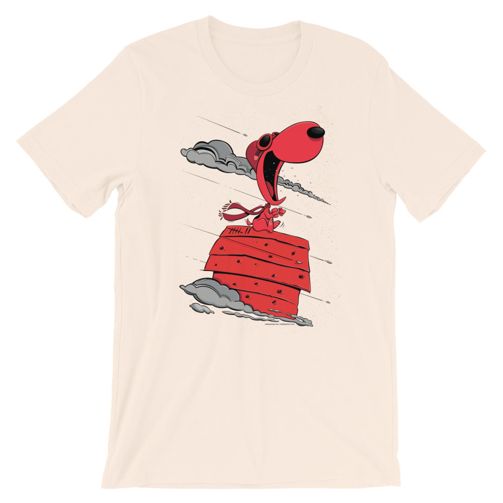 snoopy red baron t shirt