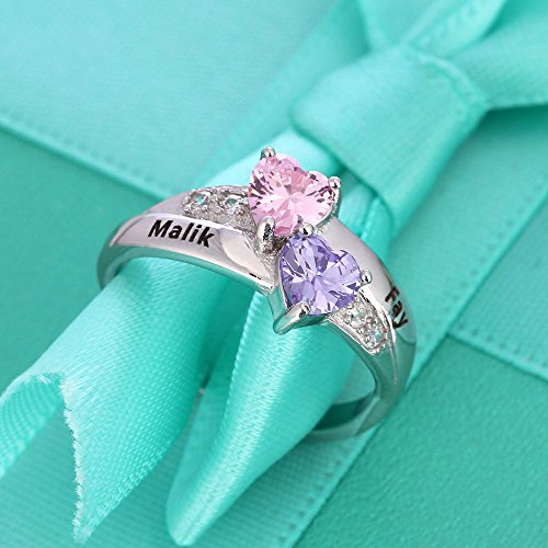 his and hers birthstone ring