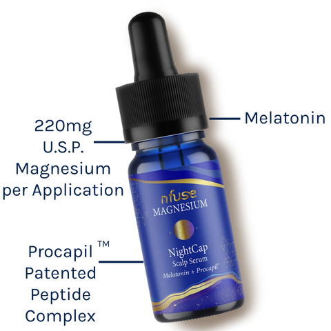 NightCap Scalp Serum with magnesium, melatonin and Procapil