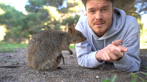 allan dixon daxon with quokka