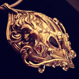 Angel pendant in Gold, Silver. Art Nouveau Guardian Angel jewellery bu Soto Collective