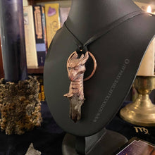 Load image into Gallery viewer, Dragon Totem on Smoky Quartz Cluster Relic Necklace