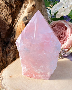 large rose quartz lamp