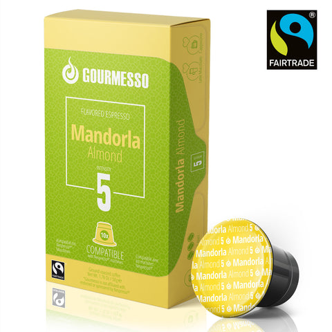 Gourmesso's Almond Mandorla Coffee Capsule Compatible with Nespresso Originalline Machines