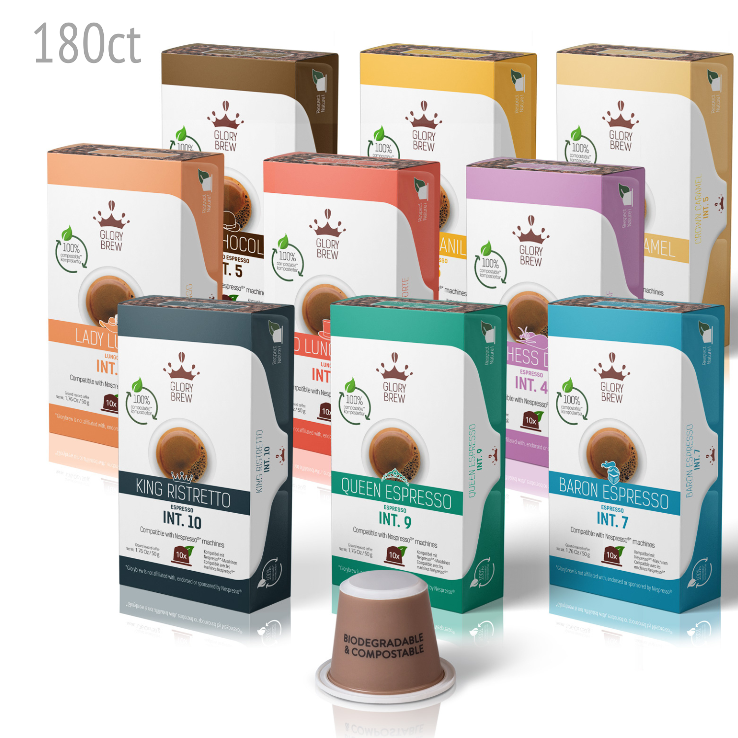 Image of Holiday Glorybrew Bundle - 180 Compostable Pods - Nespresso Compatible