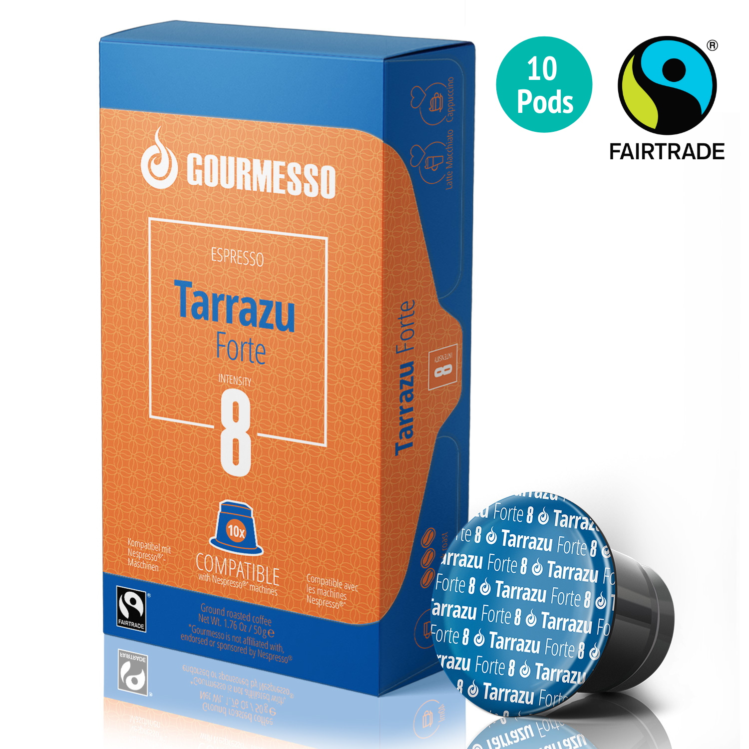 Image of Gourmesso Tarrazu Forte - Fairtrade - 10 Pods
